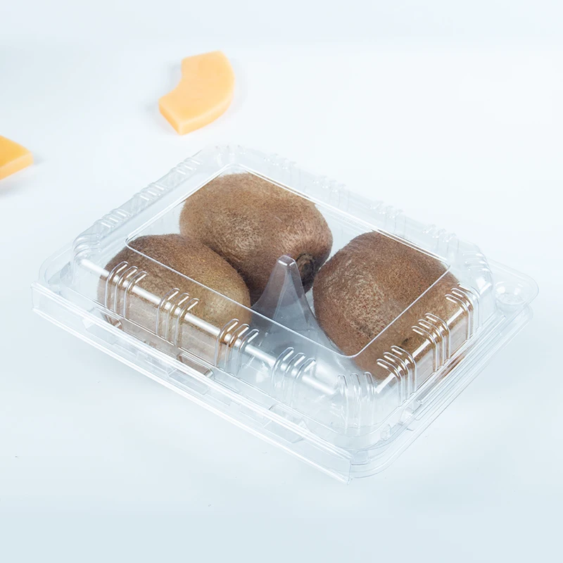New Product Clear Clamshell Plastic Fruits Box Good Quality Blister Plastic Clamshell Packaging