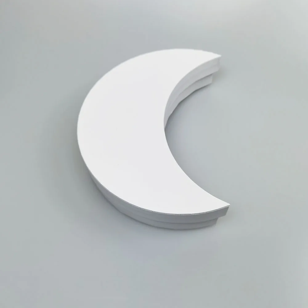 custom luxury packaging paper food grade chocolate rigid moon shaped gift box for truffle