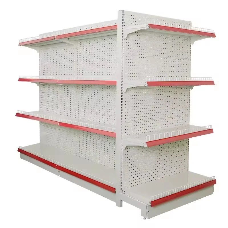 2024 Hot Selling  Gondola Shelving Single Side Racks Supermarket Shelf