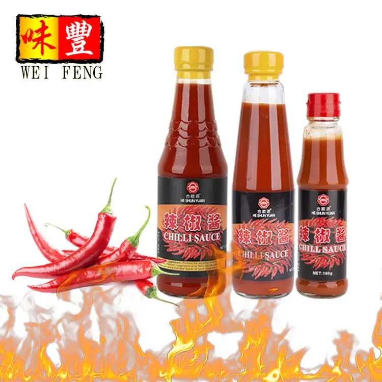 OEM Factory HACCP BRC Halal Natural Red Chili Material 320g Sambal Oelek Hot Pepper Chilli Spicy Sauce