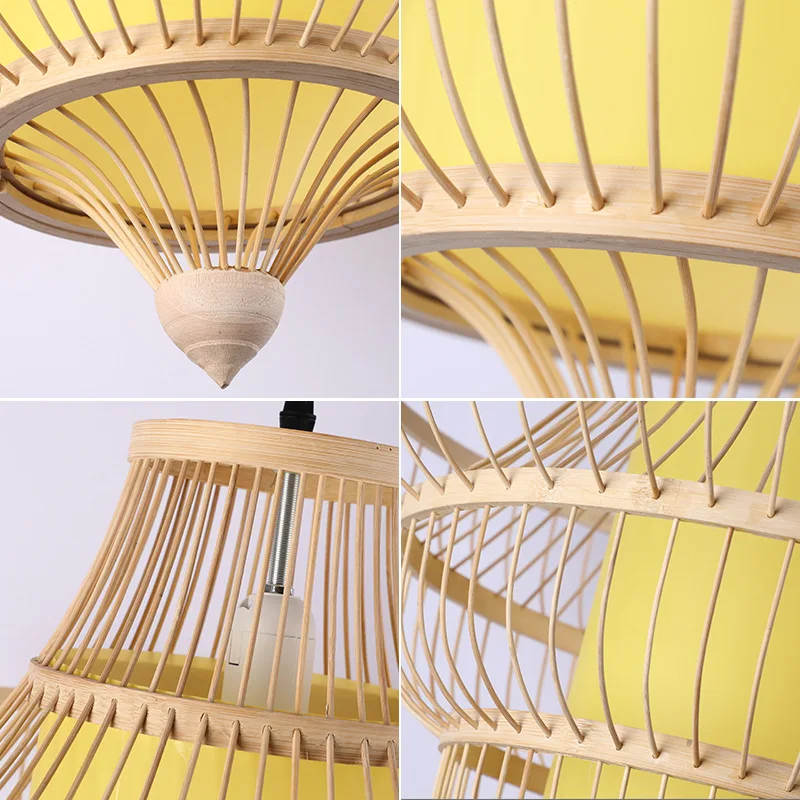 Bamboo lantern,ceiling light for commercial home stay, tea room, Chinese hot pot shop, restaurant, Japanese style lamps