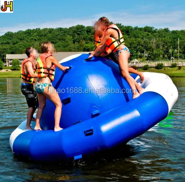 Inflatable Saturn Rocker Water Toy Floating Crazy Water Games