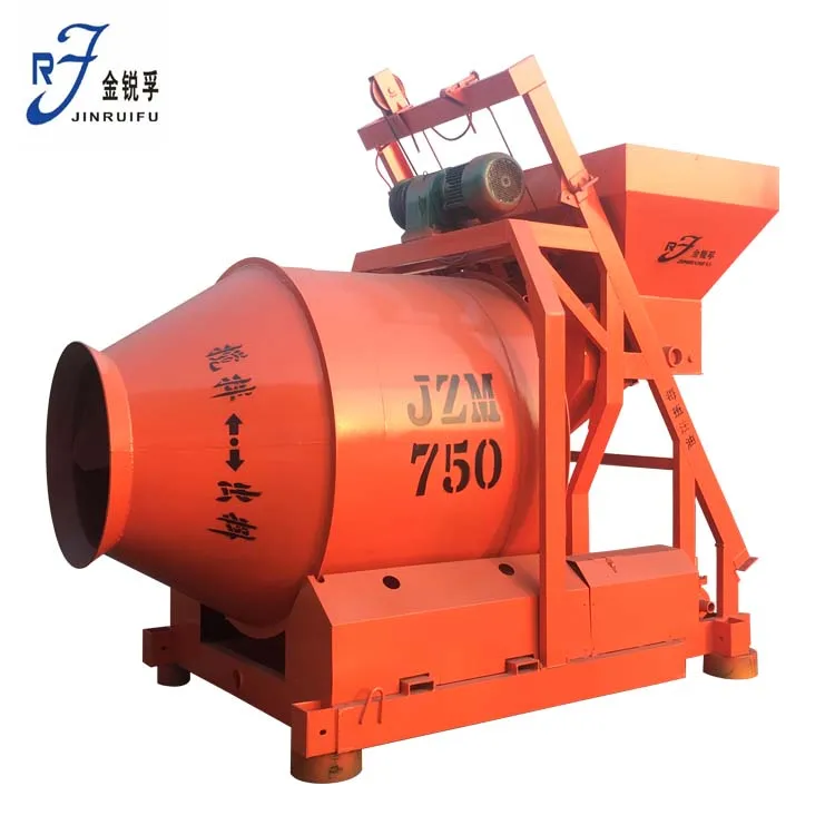  Тяжелое промышленное оборудование 380 В JZM750 Реверсивный барабан Бетономешалка