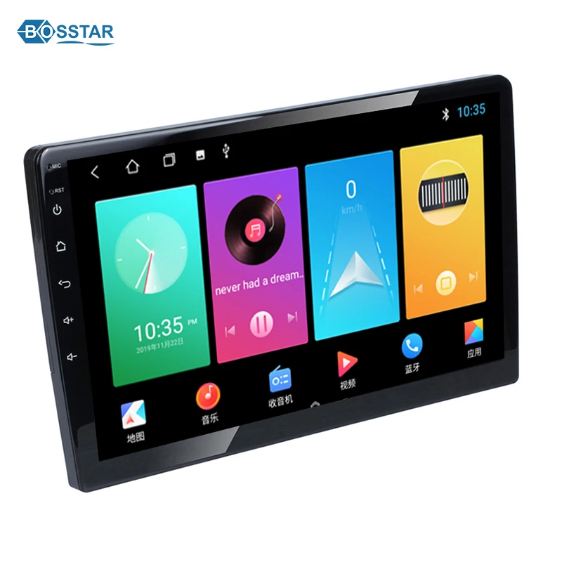 9 дюймов Android автомобильный DVD плеер Gps навигации автомобиля видео WIFI BT FM Аудио универсальный Радио