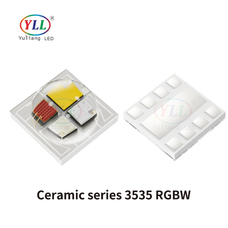 High power 4w 8w 3535 ceramic RGBW 4-in-1 smd led for outdoor lighting  wall washer light stage light floodlight