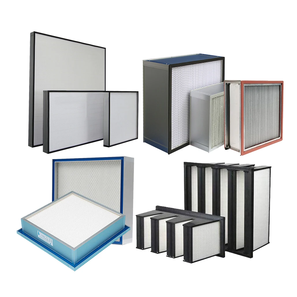 Fluid Gel Seal Style mini pleated no leakage, Delicate aluminum alloy frame, Mini-pleated HEPA air filter