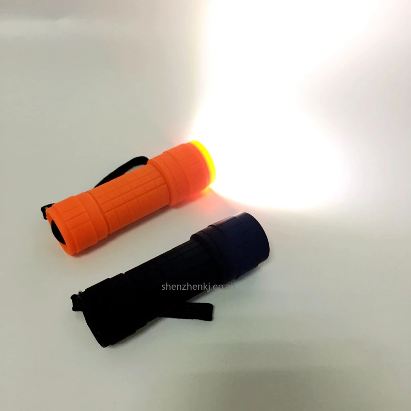 Powerful Mini Flashlight Battery Portable Waterproof COB Penlight Plastic Torch AAA  Inspection Camping Lamp