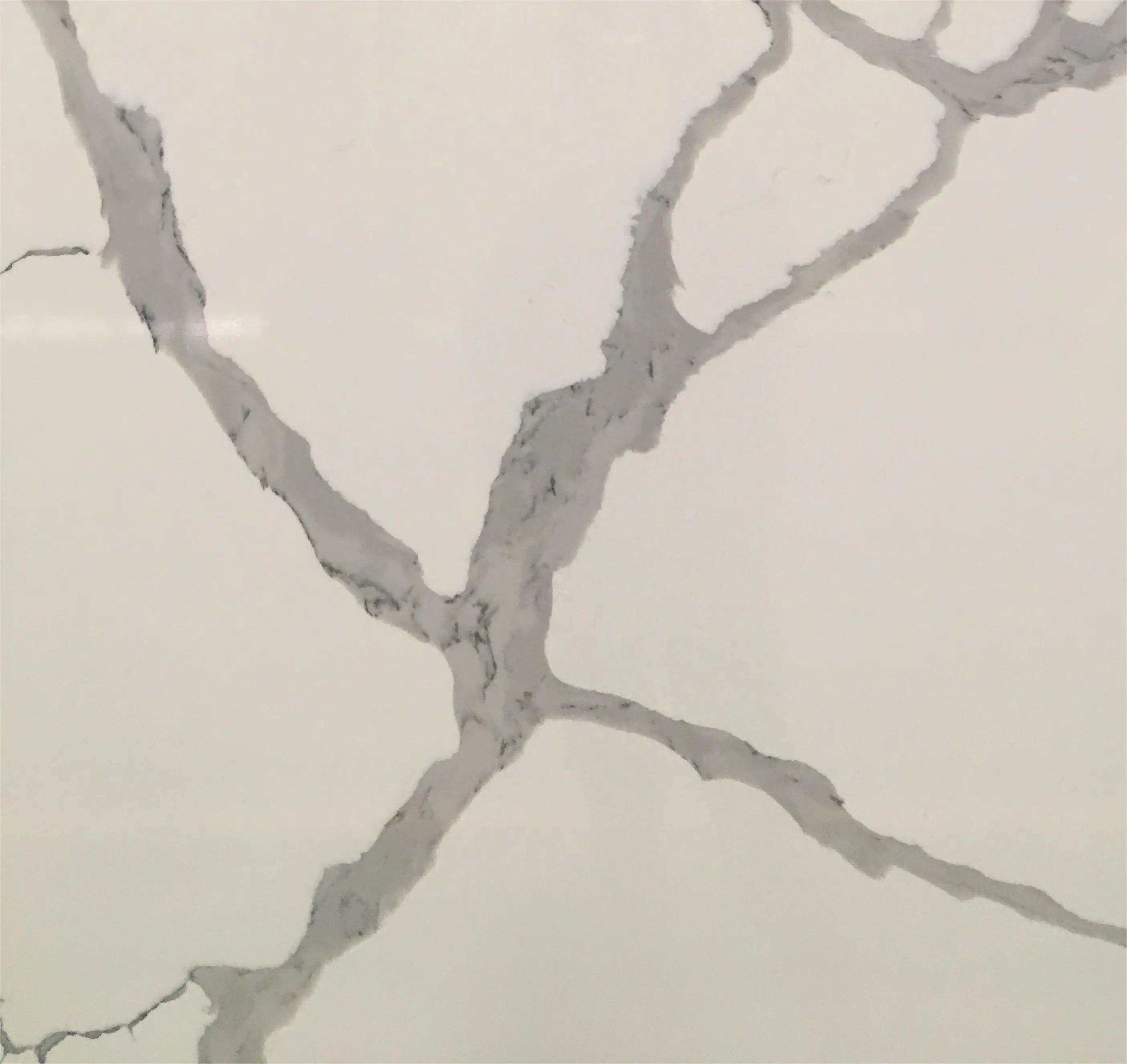 Calacatta White XL Jumbo Size Sintered Stone Porcelain Slab Artificial White Grey Line Marble Stone Quartz Slab Artificial Stone
