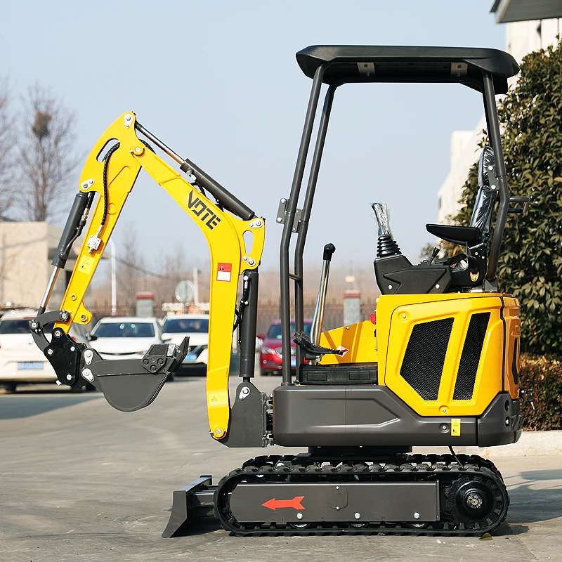 Mini Excavator 1.6 Ton EPA   Farm Agriculture Engineering New Crawler Excavators Kubota Engine small Excavator Free Shipping