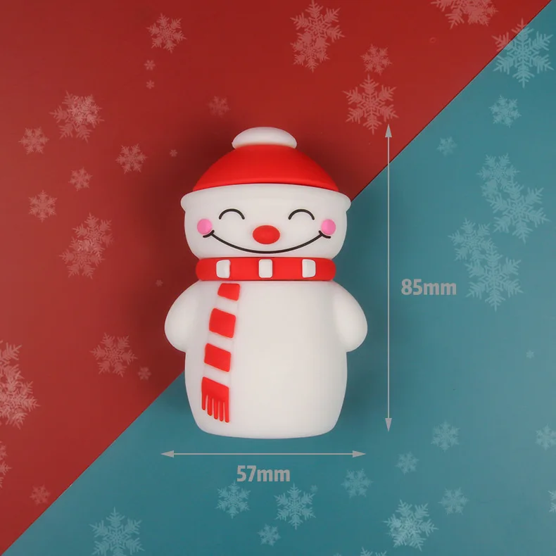 hot sale custom logo Christmas gift amazon trending portable Socks candle doll shape cute mini power banks 3000mah portable