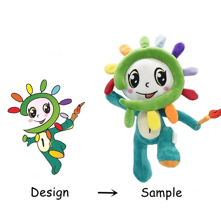 Custom Cartoon Animal Anime Toys Plush Toys Adorable Stuffed Animals Plushies Make Your Own Movie Mascot Derivative Plush toy