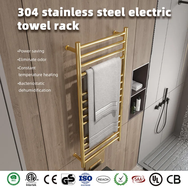 Custom Heat Sensitive  Winter Intelligent Bar Bathroom Heated Towel Heating Element Towel Radiator Rod For Towel Rail