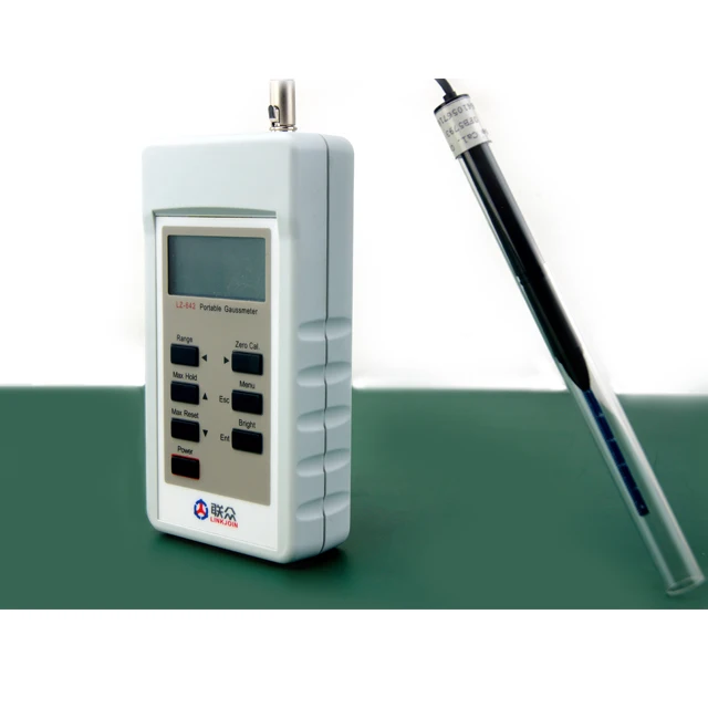 LINKJOIN LZ-642 portable gaussmeter gauss meter gauss tesla meter manufacture with CE Certification trade assurance supplier