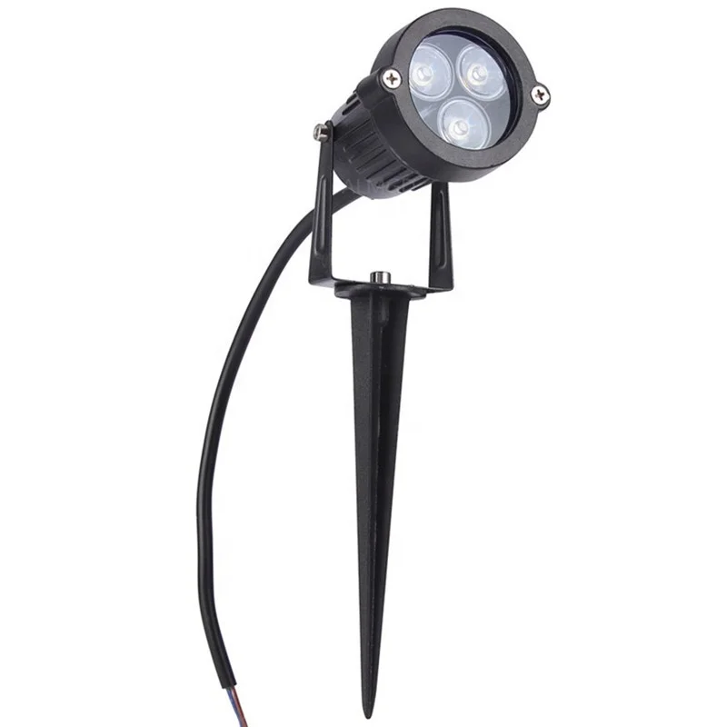 Garden Light Outdoor LED Lawn Lamp 220V 110V 12V 3W Landscape Spike Light Waterproof IP65 Pathway Garden Yard Spotlight