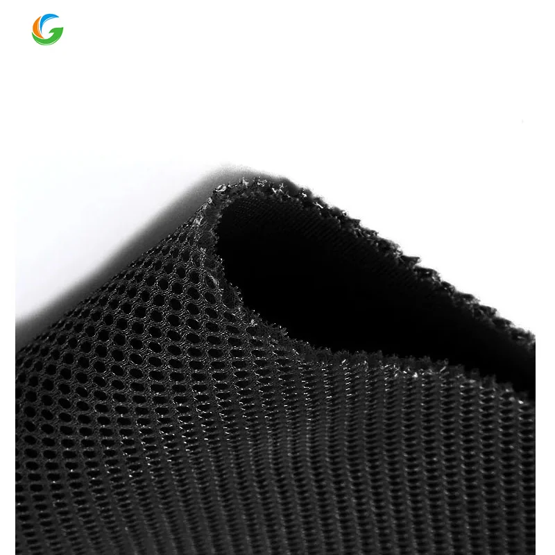 Manufacturing Pleated Mesh Fabric Eva Camouflage Mesh Fabric Sustainable Embroidered Polyester 3D Mesh Fabric For shoes
