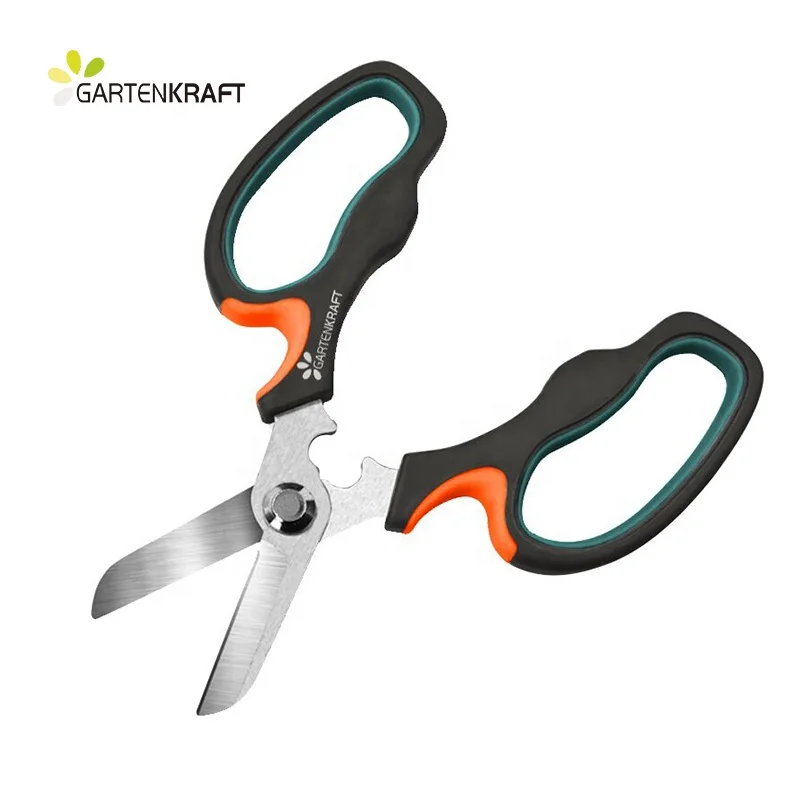 GARTENKRAFT Small Stylish Garden Scissors Trimming With Special Forefinger Grip Easy To Grasp