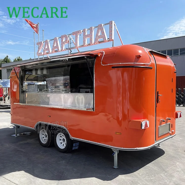 WECARE Barra Movil прицепы для смузи мобильная кофейня тележка вафель грузовик фаст-фуда полностью оборудованный