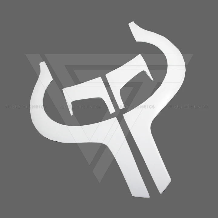 Top Secret Style Glass Fiber Body Kit Rear Wheel Trims Rear Fender Flares For Nissan R35 GTR 2008-2019