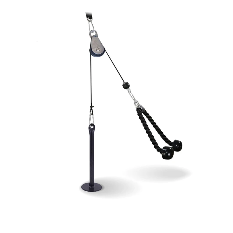 Pulley accessories wire rope triceps push pull-down weight lifting fitness equipment