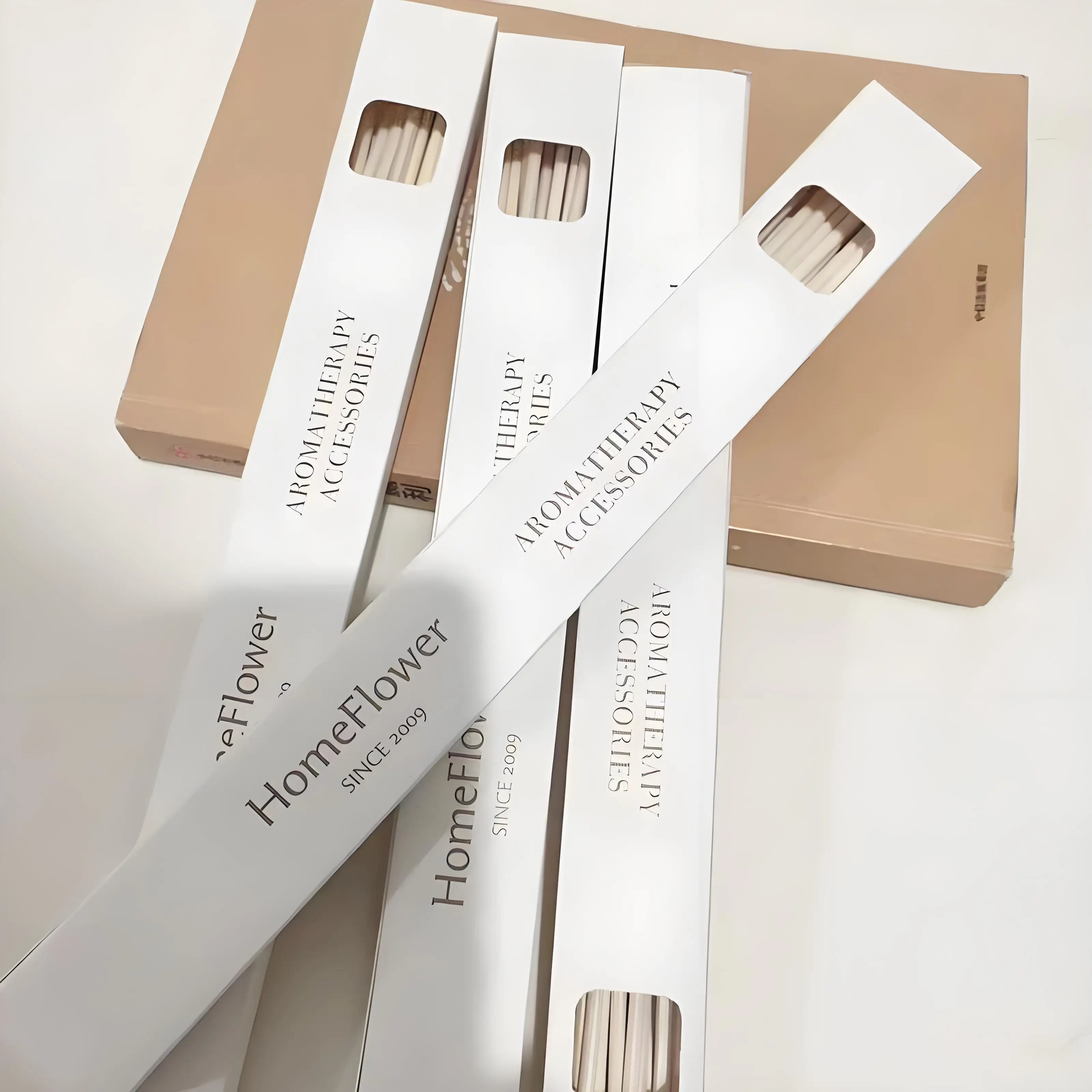 HG870 Your own logo printed sandalwood incense stick packaging envelope paper box for incense sticks