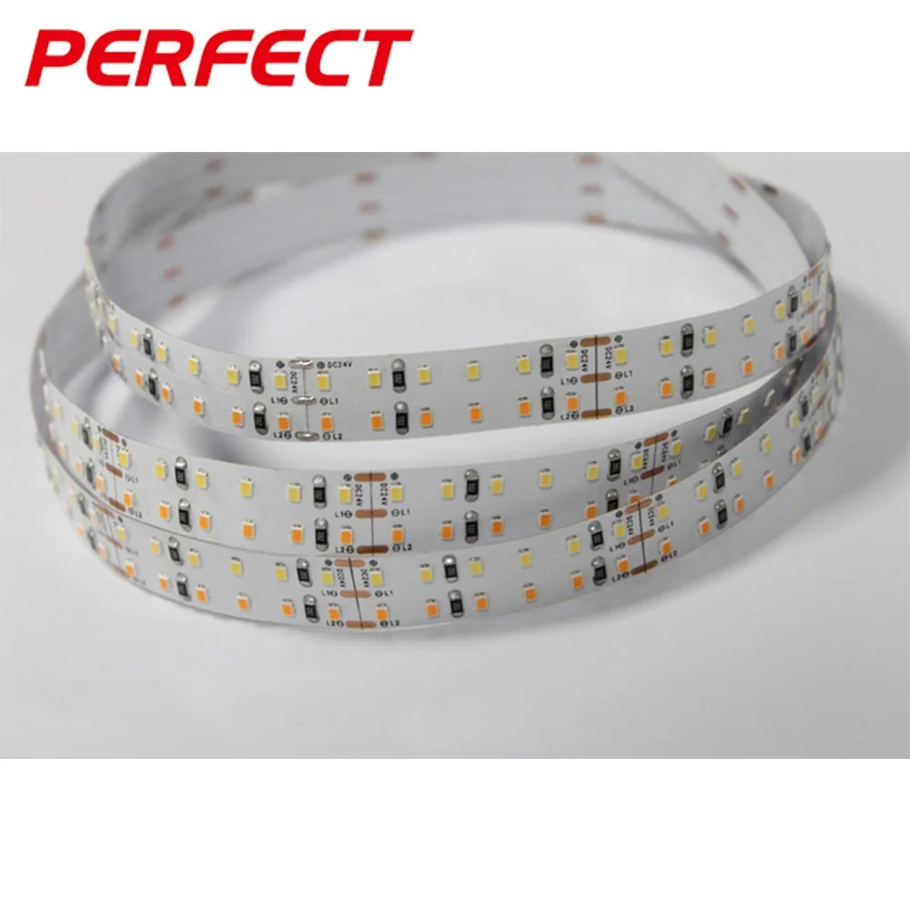  Настраиваемая белая светодиодная лента High CRI 90 SMD 2216 от 1800 к до 6500 К