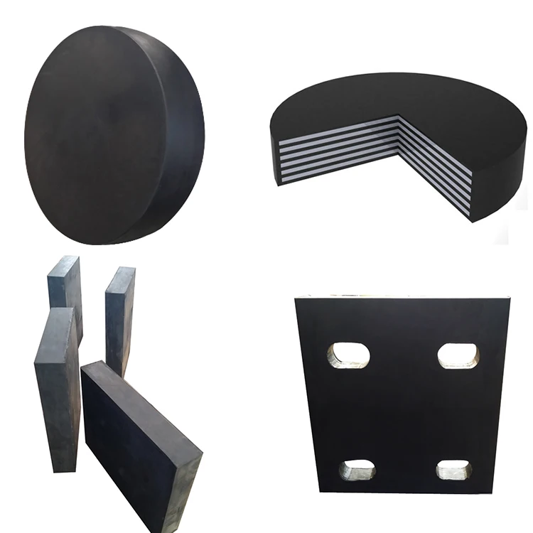 High quality  Elastomeric Laminated rubber bearing pad for Bridge Customized different types