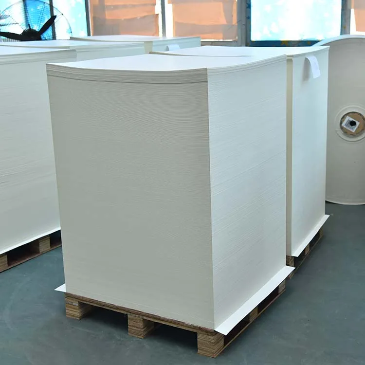 Cupstock PE Coated Wood Pulp Paper Roll Raw Material for Printing Virgin Baking Paper Cups Offset Printing Cup Fans