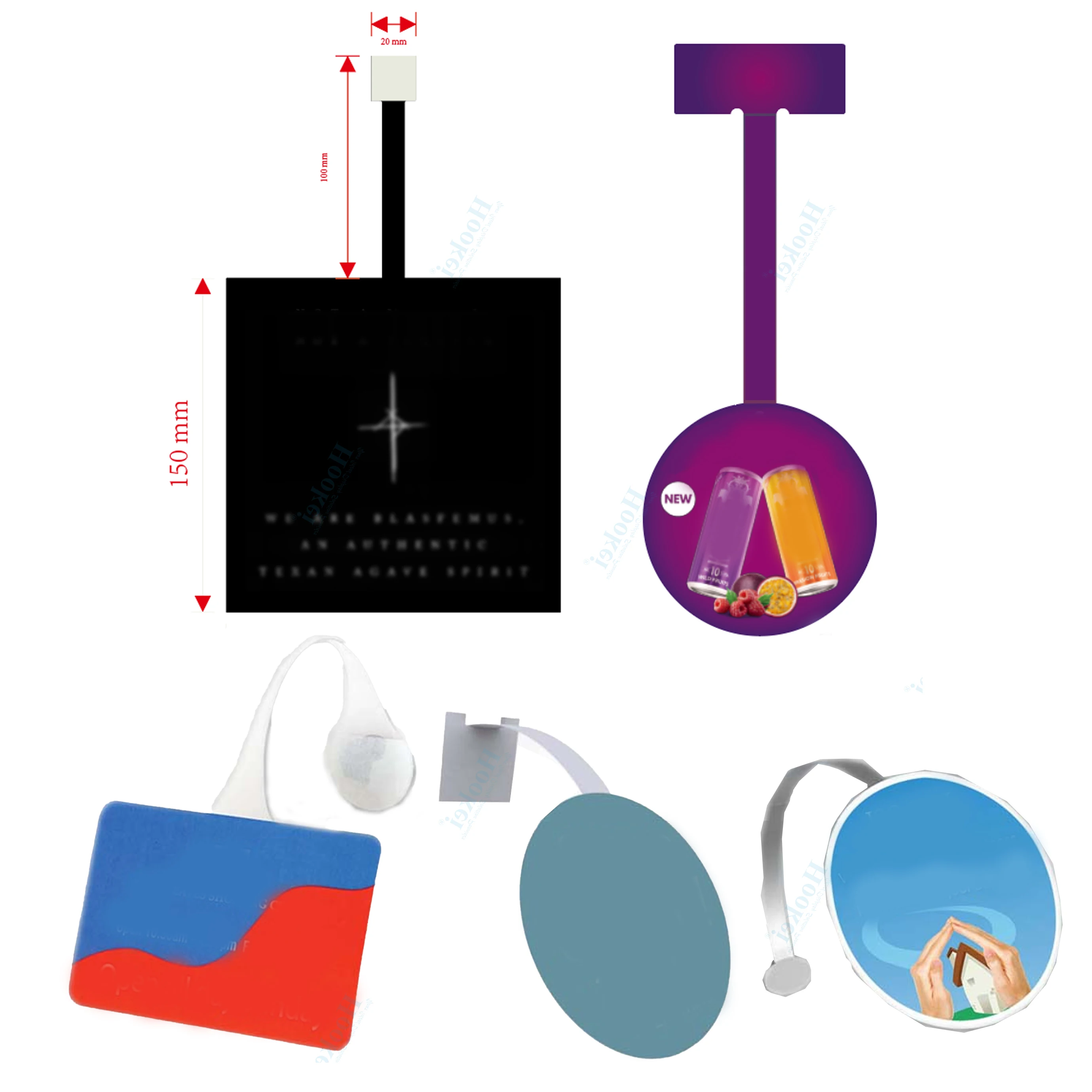 Wholesale Supermarket PVC Shelf Wobbler New Design Retail Shelf POP Display Wobbler