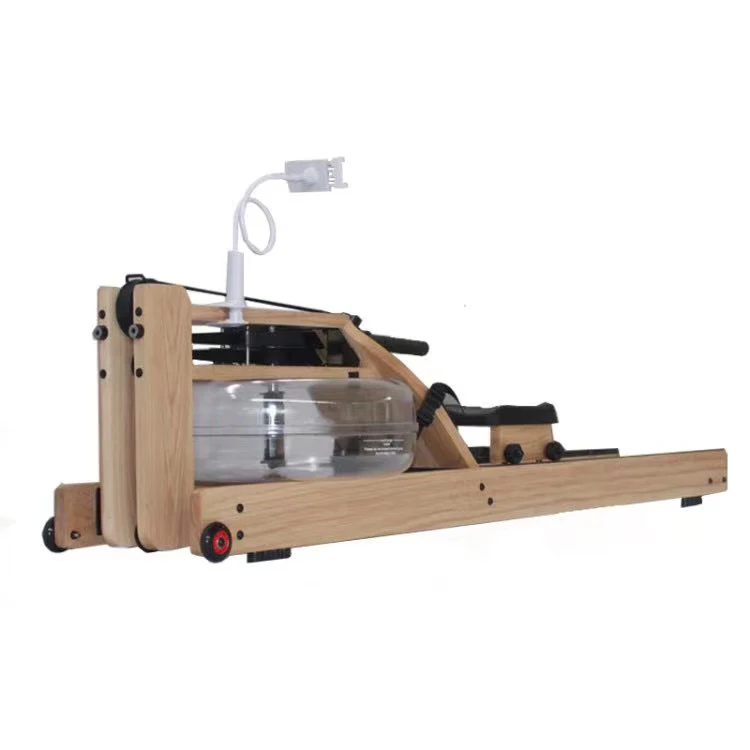 Exercise equipment compact foldable magnetic hydraulic rowing machine