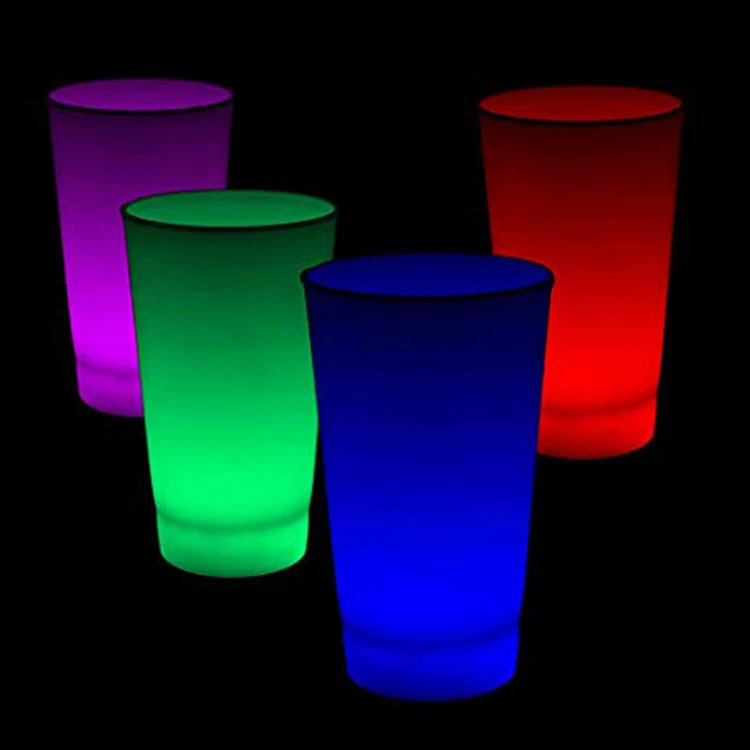 Gold Medal Golden Age Green Spot Greenore Guckenheimer LED Flashing Light champagne Drink Glow Cup