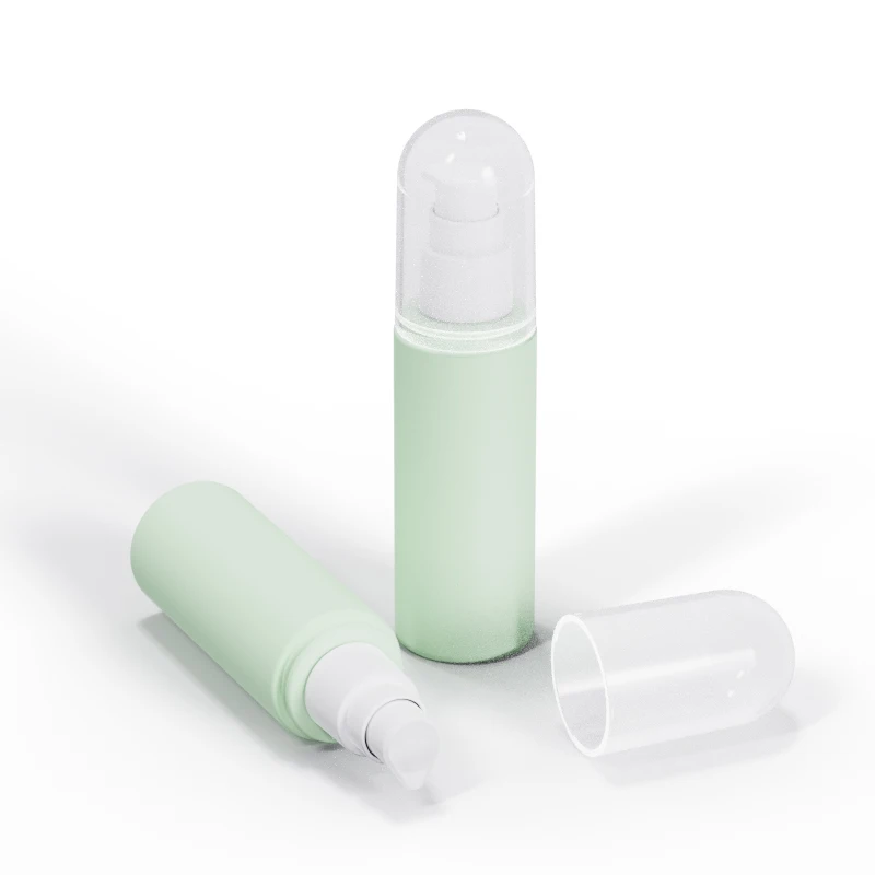 Choebe new Eco-friendly PE cosmetic packaging 60ml essence oil serum lotion pump spray bottles with matte finish for skin care