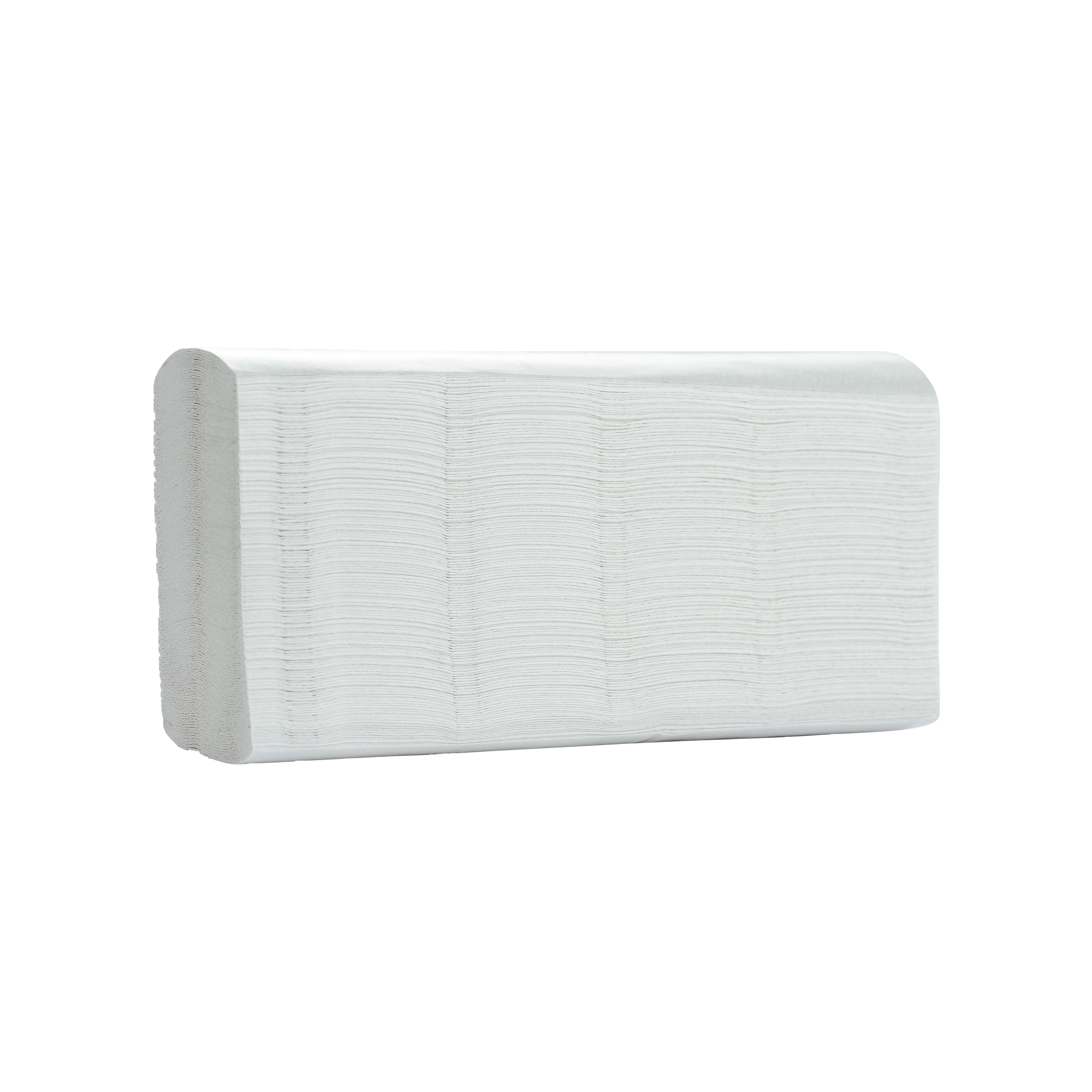 virgin wood pulp 1-ply white strong wet water embossing V/N/M-folded hand towel tissue paper