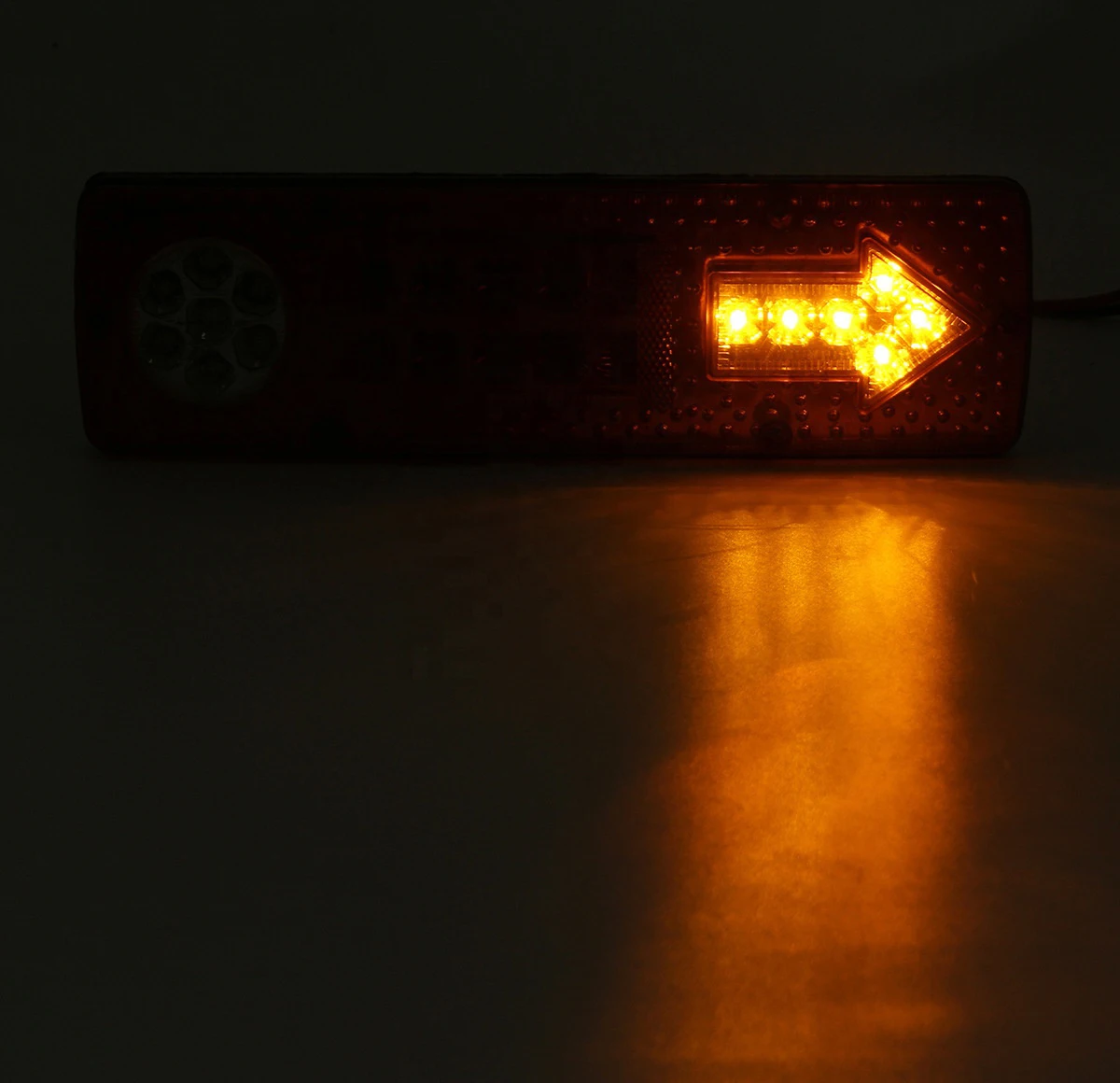 High Quality 12v 23led Truck LED Turn Signal Tail Lights for Trailer Truck Bus Lamp Parts Origin Type Size