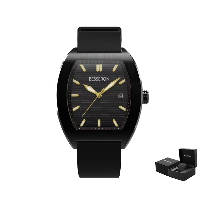 Custom Logo Relogio Masculino Herren Uhren Montre Silicone Mechanical Automatic Luxury Waterproof Wrist Mens Watch With Luminous