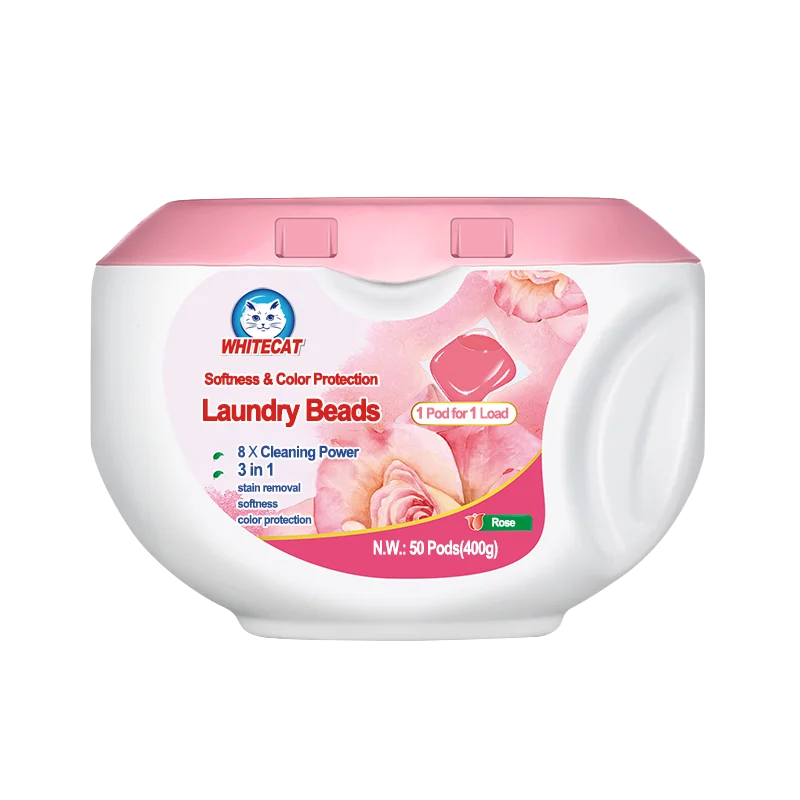 Hot selling high quality mature concentrated formula 8g laundry beads gel pod detergent /cleaner