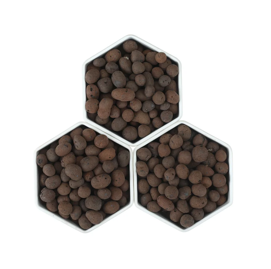 Wholesale china ball clay Lightweight expanded clay balls ceramsite pebbles for plant Growing