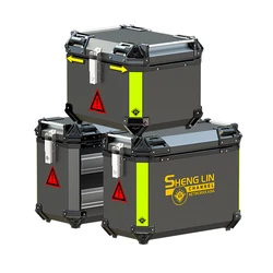 great quality SHENGLIN alloy motorcycle 45 liters rear X5 side canopy tail box manufacturer