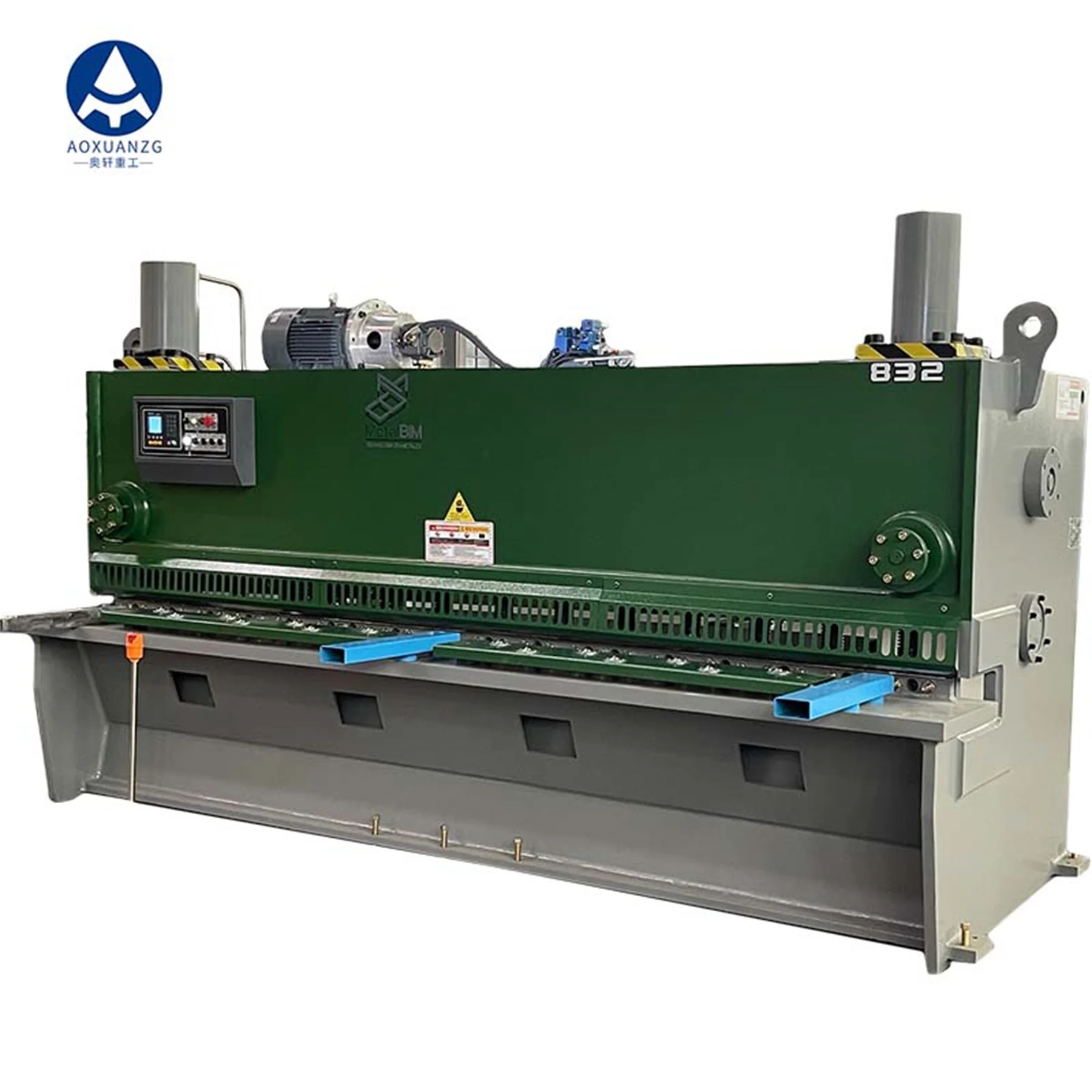 Full Automatic Blade Cut Machine, CNC Knife Cutting Machine, Shearing Machine with 500MM Backgauge