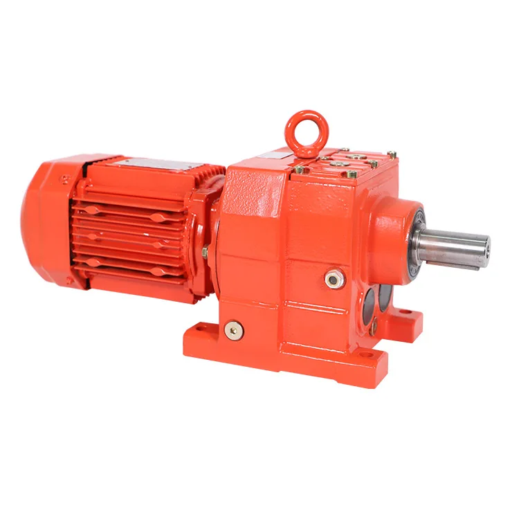 Gear Reducer R Series Helical Gearbox R67 R77 R87 Gearmotor