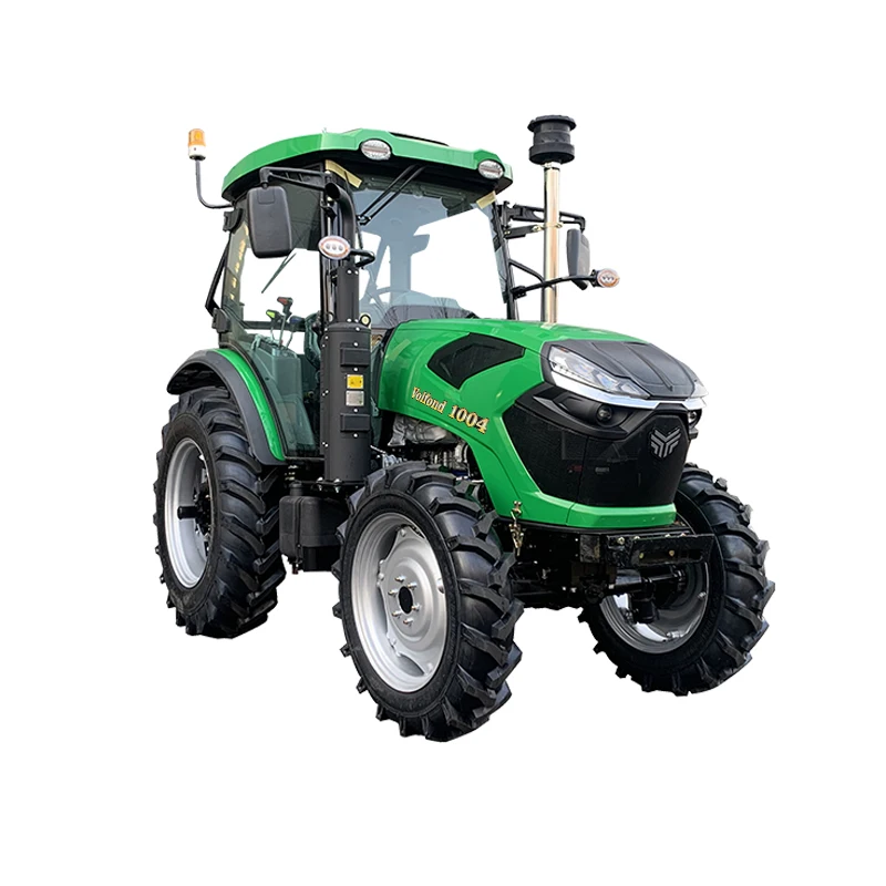 4wd tractor 100hp Weichai Lovol diesel engine for sale with air conditioner cabin