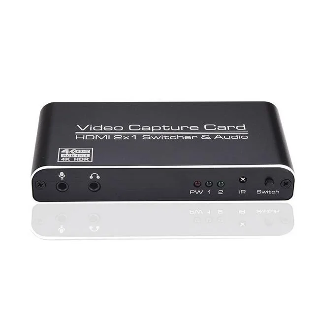 2x1 HDMI Switch to USB3.0 video capture support HDCP2.2v