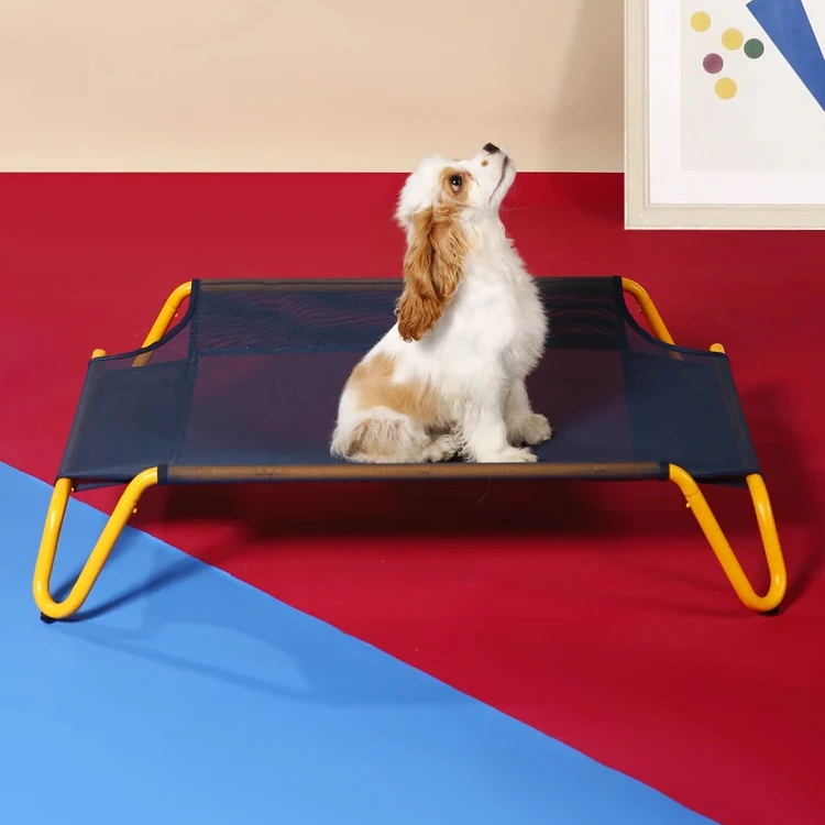 UFBemo ndoor and Outdoor Pet Bed Cots Stable Frame & Durable Supportive Recyclable Mesh Elevated Dog Bed Cot