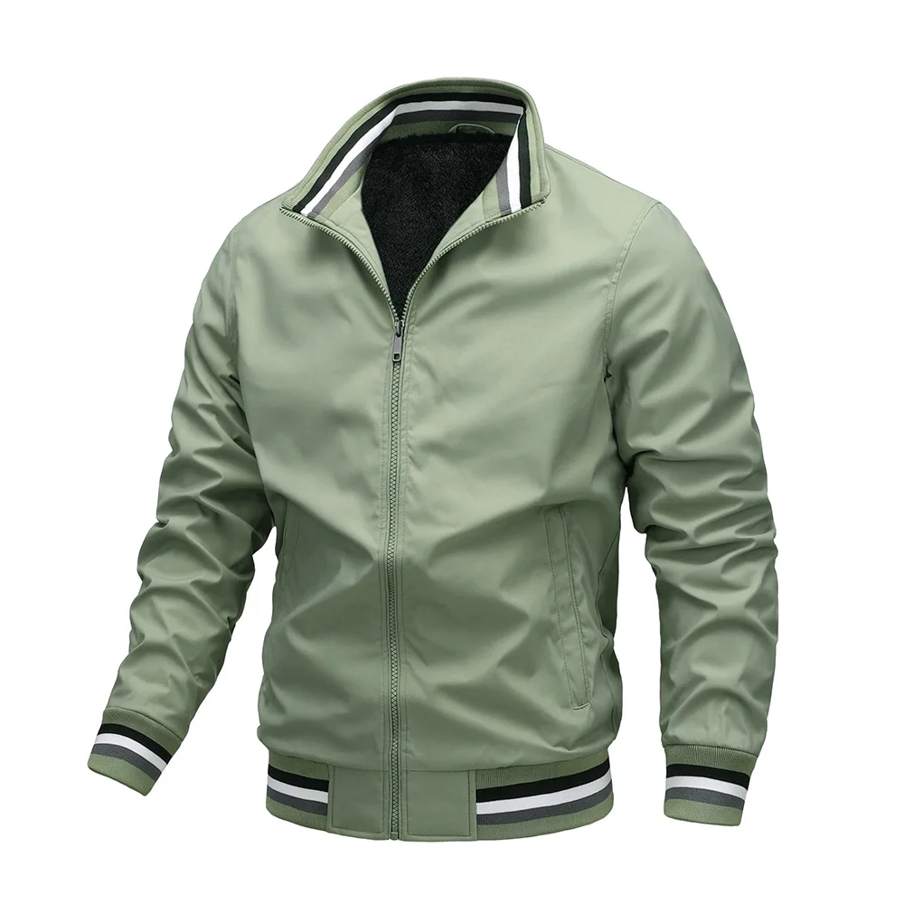
Wholesale Spring&Autumn Stand Collar Jogging Tennis Outdoor Casual Sports Golf Men Jacket 
