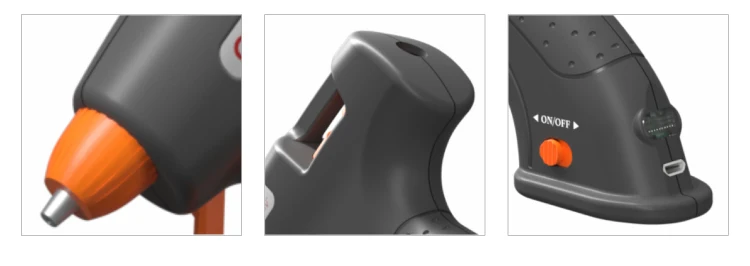 glue gun Mini  10w DC 3.7V hot melt glue gun for diy craft