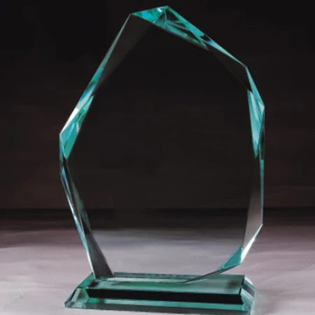 2016 Best quality plexiglass clear glass trophy award
