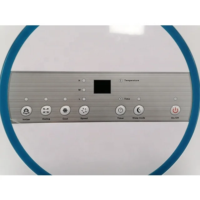 DC 12 volt portable evaporative water cooling fan air cooler for household use