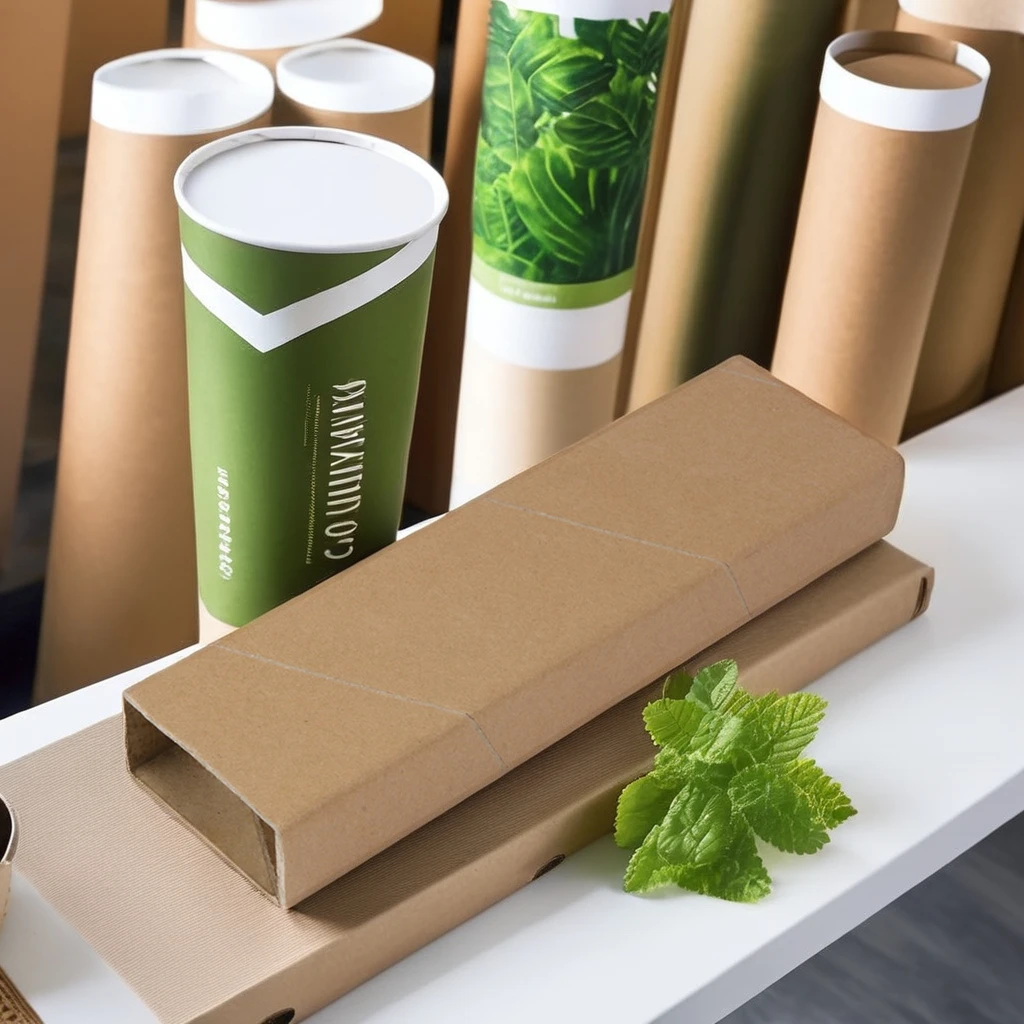 Custom polygon industrial paper tube products Paper tube lamp tube compression transport protection