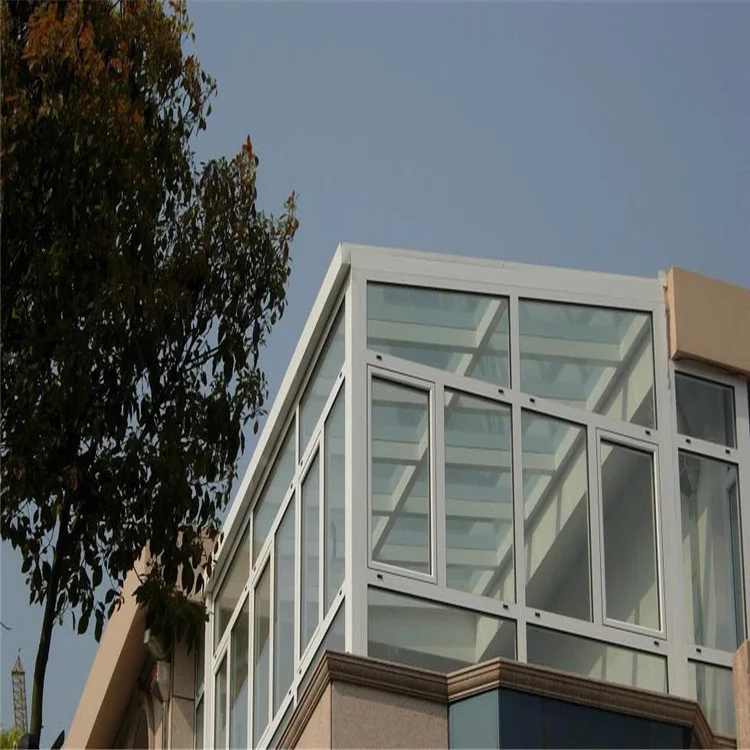 Best Quality Prefab Glass House Balcony Veranda Best Quality Houses Glass folding sunroom Modular Prefab Glass House