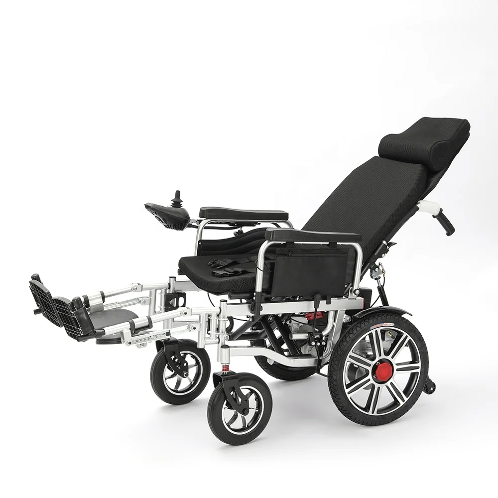 Electric wheelchair foldable and reclining manual automatic scooter light disabled car electric wheelchair elderly car