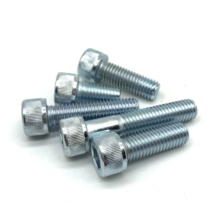 Zinc plated 8.8 grade socket bolt DIN 912 hex allen key bolt M8*25 M8*30